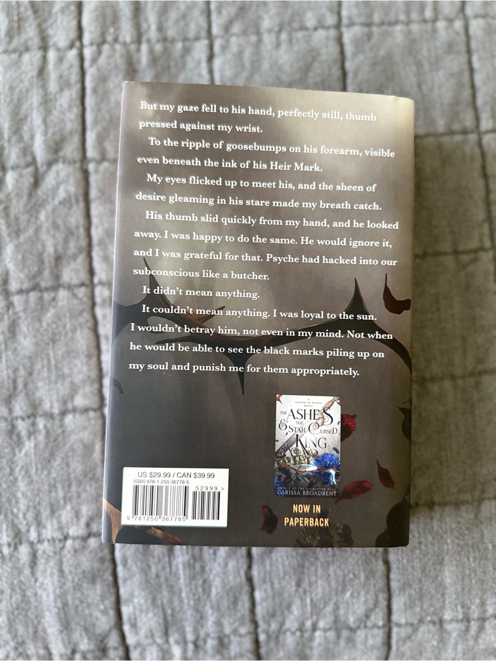 The Songbird & The Heart of Stone by Carissa Broadbent - Decorative Hardcover - Picture 2 of 2